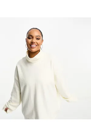 ASOS ASOS DESIGN Curve - Dolcevita super morbido taglio lungo inverno