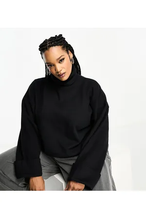ASOS ASOS DESIGN Curve - Dolcevita super morbido con dettagli sui polsini