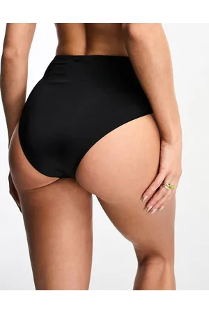 We Are We Wear Slip bikini a vita alta neri