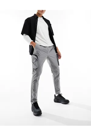Brave Soul Pantaloni cargo chiaro con tasche 3D