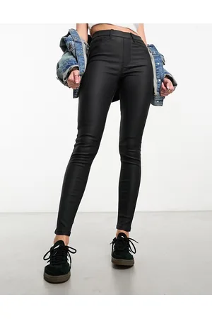 New Look Jeggings spalmati neri