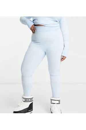 ASOS Curve - Leggings base layer da sci in jacquard