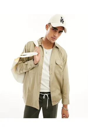Dickies Camicia pratica a maniche lunghe multitasche kaki