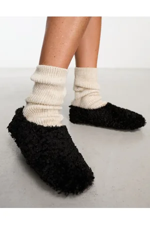 SIMMI Shoes Simmi London - Cuddle - Pantofole nere