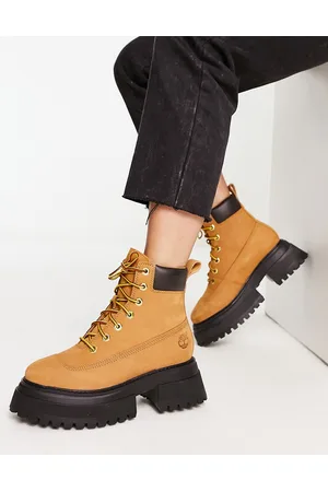 Timberland Sky - Stivaletti stringati da 6" color cuoio grano