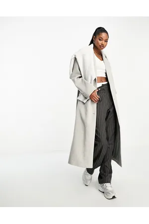 4th & Reckless Cappotto elegante taglio lungo effetto lana