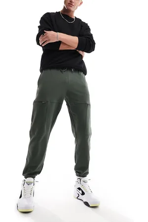 ASOS Joggers affusolati con tasche cargo verde scuro
