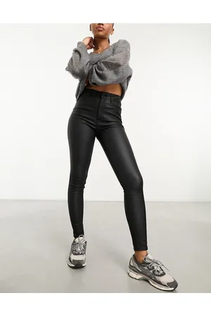New Look Jeans skinny spalmati neri