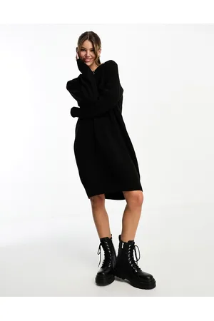 Monki Vestito maglia oversize a maniche lunghe