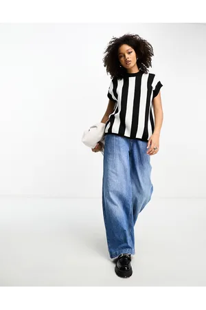 In wear InWear - Isabel - Top e bianco in maglia a righe senza maniche
