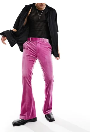 ASOS Pantaloni eleganti a zampa in velluto