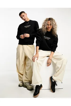 Dickies Park - Felpa nera con logo centrale