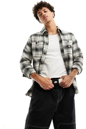 Dickies Evansville - Camicia grigia a quadri