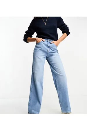 ASOS ASOS DESIGN Tall - Jeans dad lavaggio medio