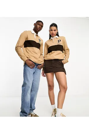 Ralph Lauren X ASOS - Collaborazione esclusiva - Polo stile rugby color cuoio con logo