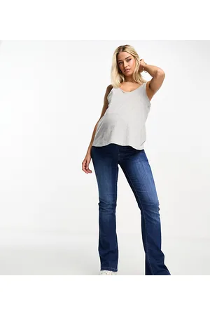 Mama;licious Mamalicious - Jeans a zampa indaco
