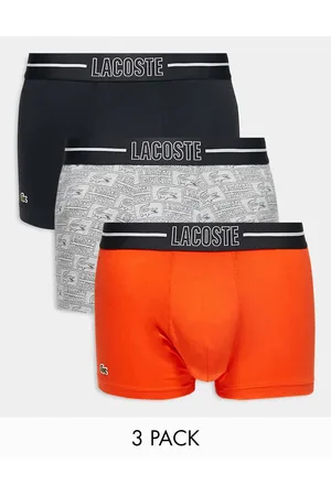Lacoste Heritage - Confezione da 3 boxer aderenti con stampa