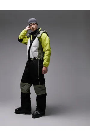 Topman Sno - Tuta da sci verde pallido con cappuccio