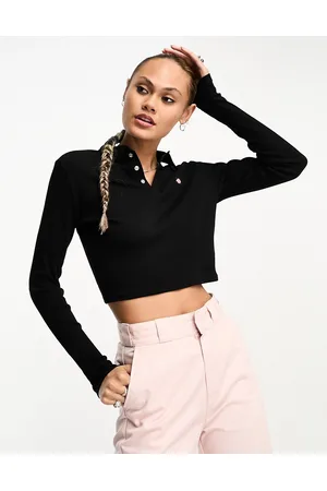 Dickies Tallasee - Polo nera a coste