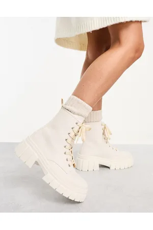 ASOS Auto - Stivaletti stringati con suola spessa sporco