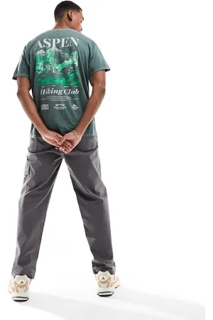New Look T-shirt scuro con grafica