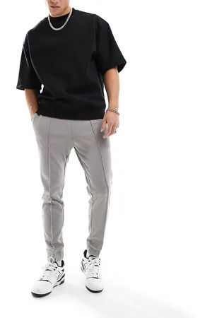 Harry Brown Joggers con coulisse e pinces chiaro