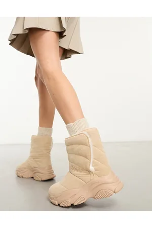 Steve Madden Stivali da neve imbottiti beige