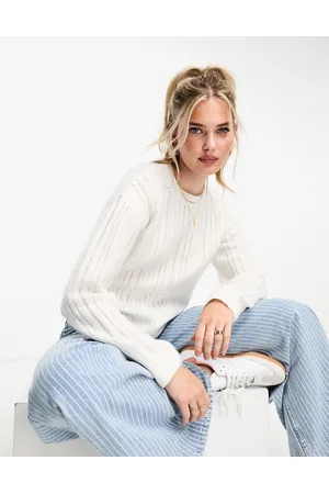 New Look Maglione bianco sporco invecchiato