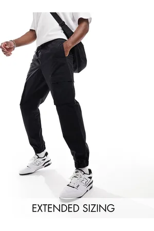 ASOS Pantaloni cargo affusolati slavato con vita elasticizzata