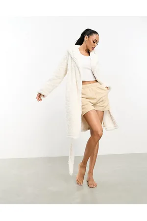 Boux Avenue Vestaglia color crema taglio medio luccicante