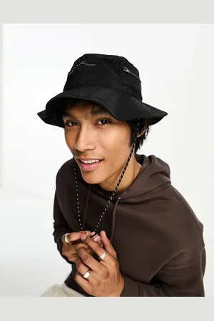 Karl Kani Cappello da pescatore in nylon con firma
