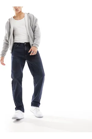 New Look Jeans dritti larghi lavaggio indaco scuro