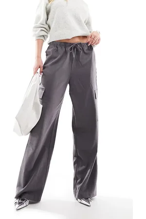 ONLY Pantaloni cargo a gamba dritta antracite