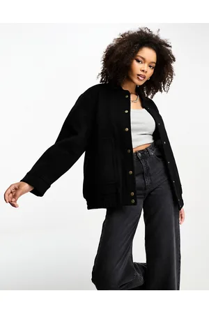 & OTHER STORIES Bomber taglio lungo in misto lana