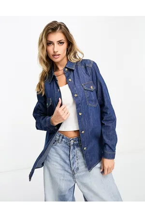 Parisian Camicia oversize in denim