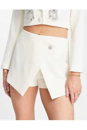 Miss Selfridge Gonna pantalone sartoriale avorio in coordinato