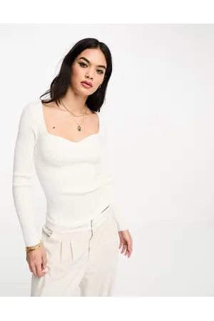 & OTHER STORIES Top in maglia con scollo a cuore