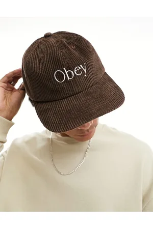 Obey Ellis - Berretto con 6 pannelli in velluto a coste