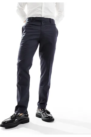 Bolongaro Pantaloni skinny da abito da matrimonio a tinta unita