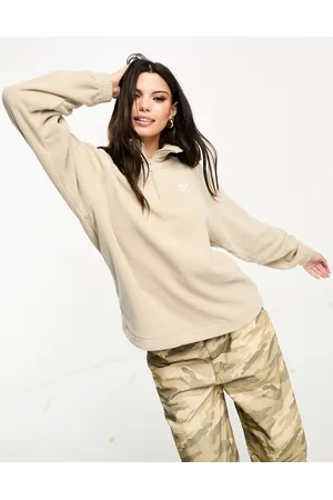 adidas "Neutral Court" - Pile con zip corta beige