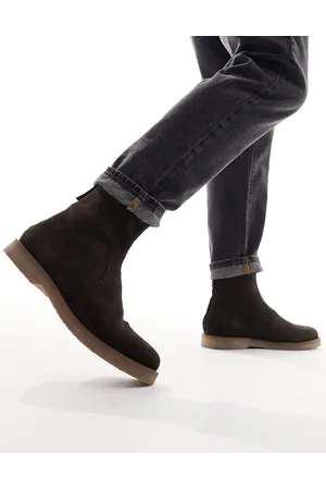ASOS Stivaletti Chelsea scamosciato con suola in para