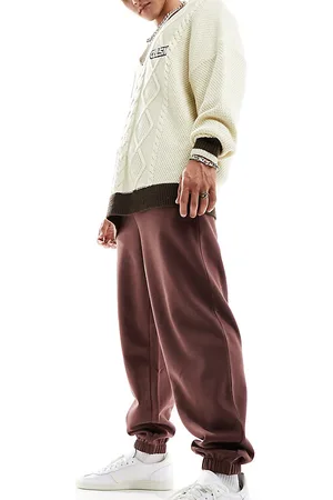 COLLUSION Joggers marroni