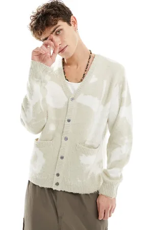 Obey Luka - Cardigan sporco con motivo a macchie