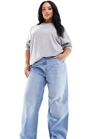ASOS ASOS DESIGN Curve - Jeans dad fit medio