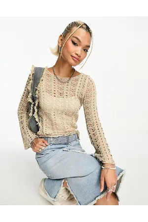 Daisy Street Maglione lavorato traforato