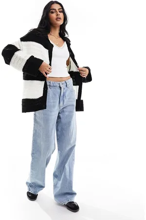 ASOS Camicia oversize in maglia a righe