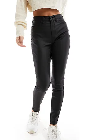 Noisy May Callie - Jeans skinny spalmati neri