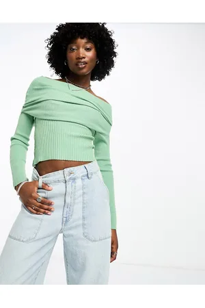 Daisy Street Maglione aderente in maglia con spalle scoperte