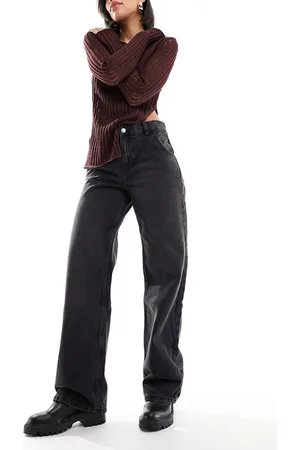 MANGO Jeans dritti neri