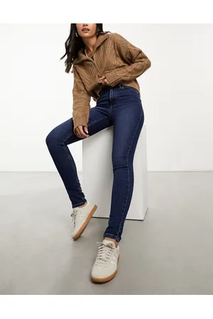 New Look Jeans skinny push-up modellanti blu scuro